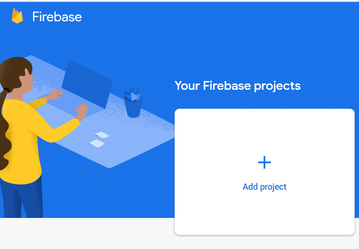 Create Firebase project